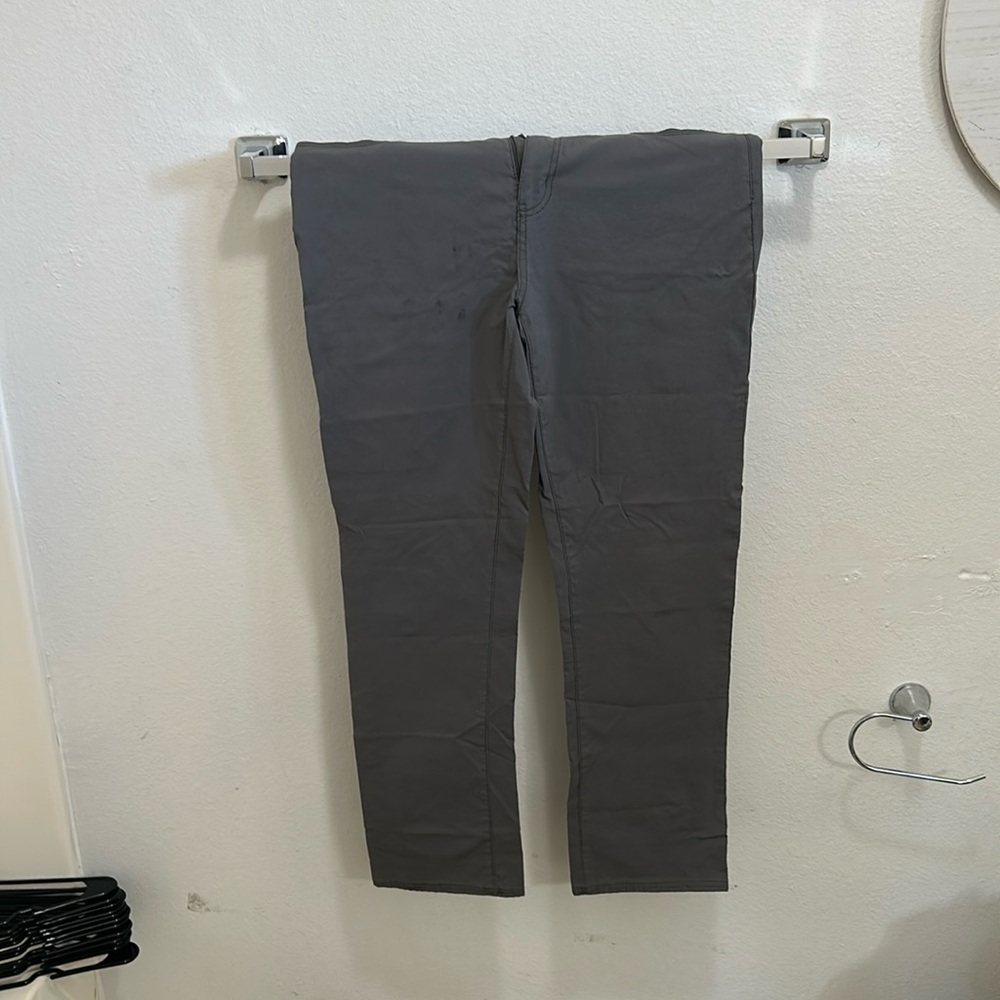 Work pants with a stain but otherwise new